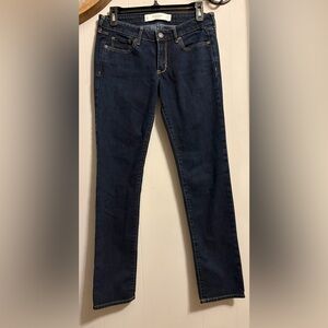 Abercrombie & Fitch Dark Blue Women Jeans Low Rise Y2K Straight Leg